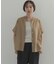 シャンブレーワイドシャツ