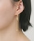 ドロップロングチェーンピアス
