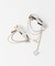 heyep　PIERCED CHAIN HAIR CLIP 2-PIECE