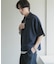 ライトダンボールポンチハーフジップ Tシャツ