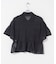『洗濯可』シャーリングニットカーディガン(半袖)