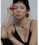 SMELLY so’　onyx crescent necklace
