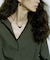 SMELLY so’　onyx crescent necklace