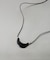 SMELLY so’　onyx crescent necklace