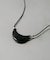 SMELLY so’　onyx crescent necklace
