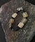 SMELLY so’　square horn onyx bracelet