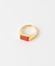 SMELLY so’　carnelian pinky ring