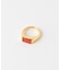 SMELLY so’　carnelian pinky ring