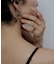 SMELLY so’　smoky quartz pinky ring
