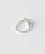 SMELLY so’　smoky quartz pinky ring