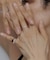 SMELLY so’　textured minimal ring