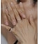SMELLY so’　textured minimal ring