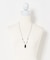 SMELLY so’　onyx accent wood necklace