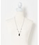 SMELLY so’　onyx accent wood necklace