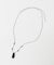 SMELLY so’　onyx accent wood necklace