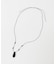 SMELLY so’　onyx accent wood necklace