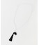 SMELLY so’　onyx tassel necklace