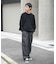 『別注』Snow Peak Apparel×DOORS　HEAVYWEIGHT WAFFLE PULLOVER