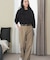 ハイウエストストレッチチノパンツ