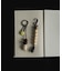 SMELLY so’　wood onyx key charm