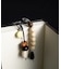 SMELLY so’　wood onyx key charm