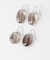 SMELLY so’　smoky quartz pierces