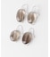 SMELLY so’　smoky quartz pierces