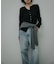High-Rise Line Denim