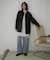High-Rise Line Denim