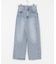 High-Rise Line Denim