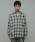 T／R Hombre Plaid Shirts