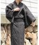 紳士浴衣 綿麻先染め