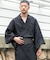 紳士浴衣 綿麻先染め