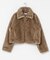 TISSAVEL フェイクファーショートコート