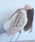TISSAVEL フェイクファーショートコート