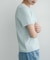 シャーリングジャガードTシャツ