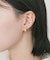 ステンレスプックリラインピアス