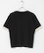 『洗濯可』バイカラーロールスリーブニットTシャツ