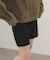 ニットショートパンツ