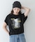 フォトプリントドルマンTシャツ