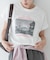 フォトプリントドルマンTシャツ