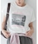 フォトプリントドルマンTシャツ