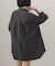 フロントシャーリングシャツワンピース