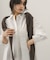 フロントシャーリングシャツワンピース