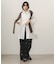 フロントシャーリングシャツワンピース