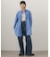 フロントシャーリングシャツワンピース