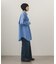 フロントシャーリングシャツワンピース
