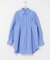 フロントシャーリングシャツワンピース