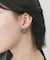 グリッターハートピアス