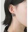 グリッターハートピアス